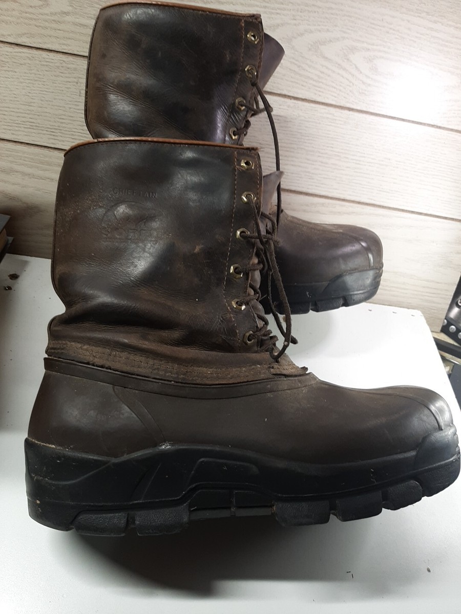 Sorel • Kaufman Canada Leather & Rubber Waterproof Snow Boots • Men\'s Size 9 Sorel Kaufman Canada Winter Snow Leather Boots Insulated  main image 2