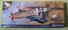 ACADEMY 1/72 P-51B OLD CROW WWII FIGHTER MODEL KIT #1667 Never Opened!!!