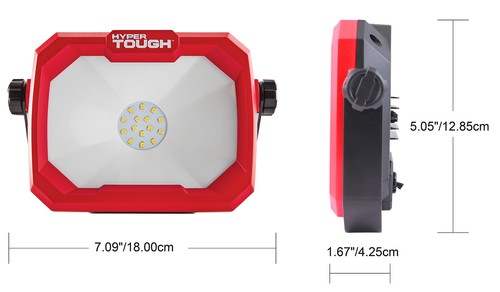 Hyper Tough 1000 Lumen Corded LED Work Light,Powder Coating Finish Adjustable - Picture 5 of 9