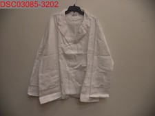NWOT- Fashion Seal Healthcare Unisex Adult White 30" 5-Pocket Lab Coat, Size 2XL