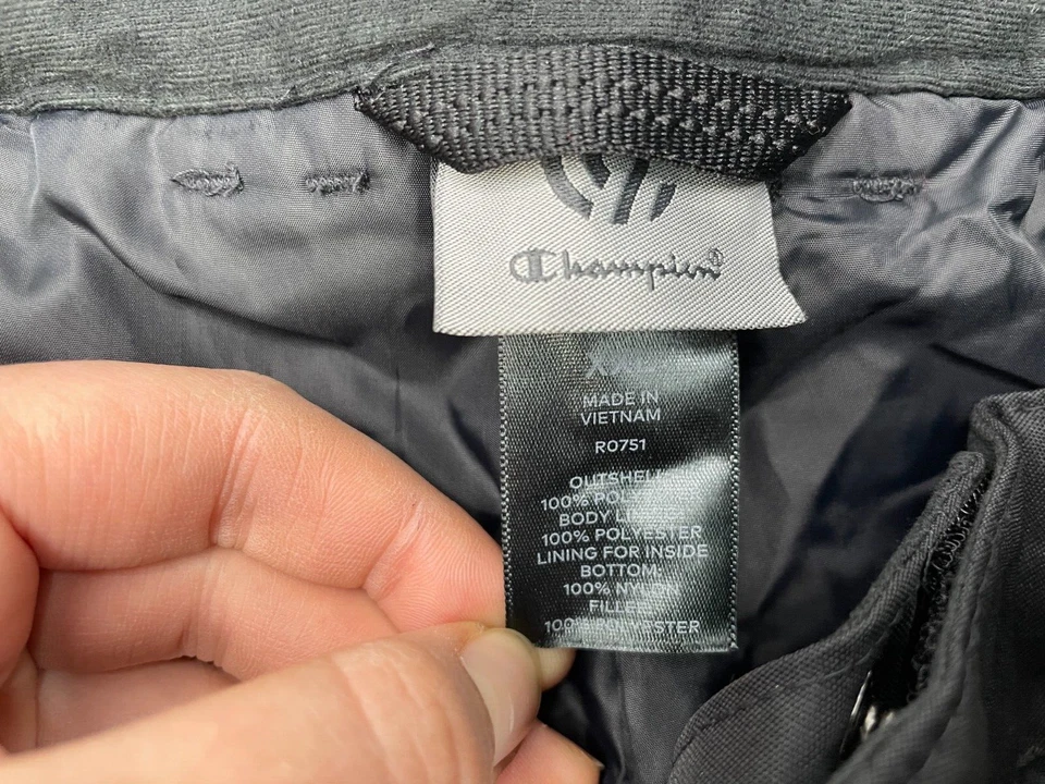 Champion Hombres Negro XXL Esquí Nieve Pantalones Cálidos Térmicos Foto 3 de 4