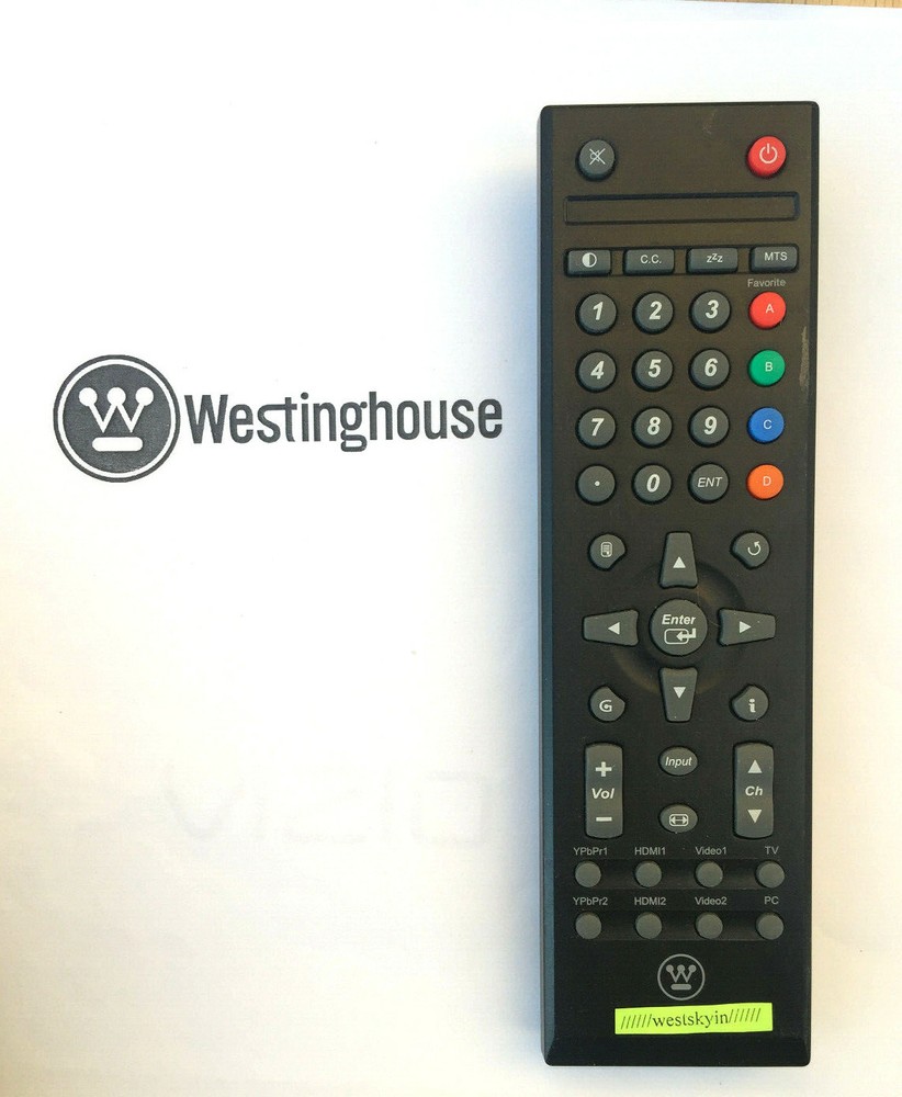 Original Westinghouse TV Remote Control for LD-4695 UW-40T3PW UW-40TC1W UW-40T,