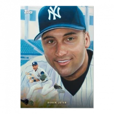 2021 Topps Game Within the Game #10 Derek Jeter by Paul Jennis