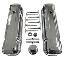 Pontiac 1959-77 301-455 Chrome Engine Valve Cover Dress-up Kit