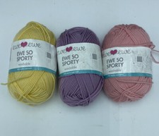 3 Skeins Pastel 100 Merino Washable Sport Weight Wool Yarn - ITALY