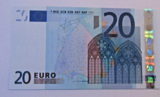 (2421) EUROPEAN UNION 20 EUROS 2002 P3x TRICHET UNCIRCULATED.