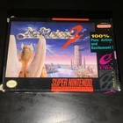 ActRaiser 2 SNES Enix 1994 Authentic Game Cartridge, Box, Manual & Poster
