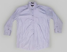 Murano Men's 16.5 White Solid Broadcloth Blend Long Sleeve 33 Dress Shirt