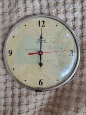 Vintage Wuersch Clocks Fall River MA Map of W...