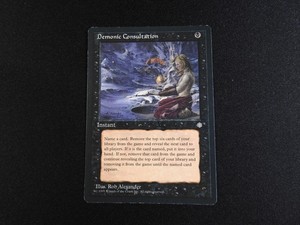 Mtg Demonic Consultation | eBay