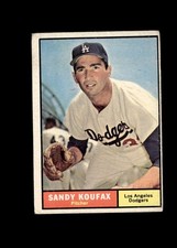 1961 Topps #344 Sandy Koufax Los Angeles Dodgers Good condition