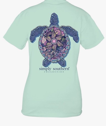 New Simply Southern Sea Turtle Shirt Medium