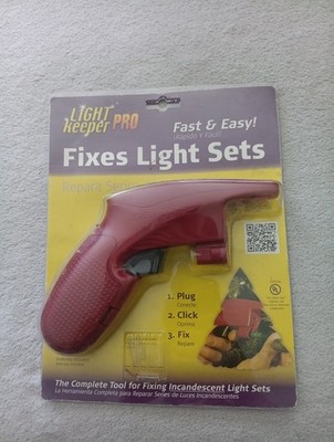 Light Keeper Pro Repair Tool Fixes Incandescent Christmas Light Sets New/Sealed!