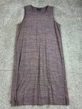 Vestido J. Jill Wearever Collection Sin Mangas Rojo, Blanco, Estampado Talla SP
