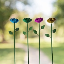 4 Pieces Bird Feeders Birdfeeders Flower Shape Gifts Weatherproof Ornament Bird