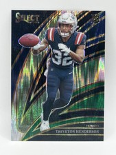 2025 Panini Select TreVeyon Henderson #278 Club Level Black & Green Shock RC