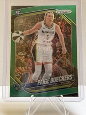 2025 Panini Prizm WNBA - Paige Bueckers Green Prizm RC #5 Dallas Wings