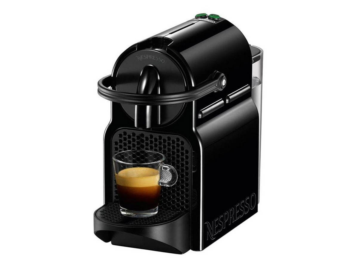 Nespresso Schwarz De'longhi Inissia Original-Kapselkaffeemaschine - | Kompaktes Design | 25 Sekunden Aufheizzeit | 2 Tassengrößen | Automatische Abschaltung | 19 Bar Druck | En80.b - Image 3
