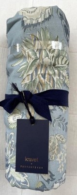 Pottery Barn Kravet Grandiflora Cotton Tablecloth 70 x126 