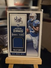 2015 Contenders - Rookie Ticket Swatches Phillip Dorsett #RTS-PD Base (MEM, RC)