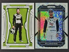 William Byron /25 NT National Treasures + White Sparkle Prizm Lot NASCAR SSP