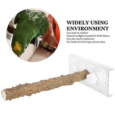 25CM Parrots Outdoor Portable Wood Standing Rod Pet Bird Shower Perch