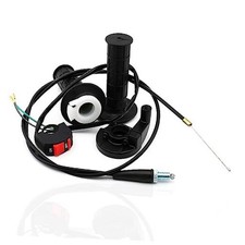 22mm 7/8" Twist Throttle Accelerator Handle Grip  Cable  Throttle Clamp 