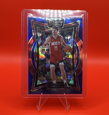 Panini 2024-25 Select Reed Sheppard Rockets Rookie Blue Cracked Ice Prizm #68