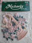 SET 7 RESIN ANGELS CHERUBS BASKETS CHRISTMAS ORNAMENTS 4 1/2" MICHAELS STORES — photo 2