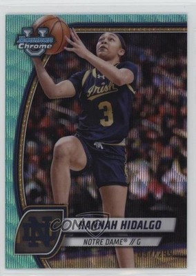 2024-25 Bowman U Chrome Aqua Wave Refractor 37/299 Hannah Hidalgo #26 a8r