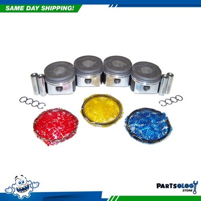 DNJ PRK800A Piston and Ring Kit For 99-06 Audi Volkswagen A4 1.8L DOHC 20V AMB