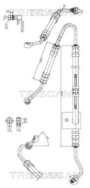Hydraulikschlauch Lenkung Triscan 8516 11001 FüR BMW 5Er Touring E39 520 523 528-image