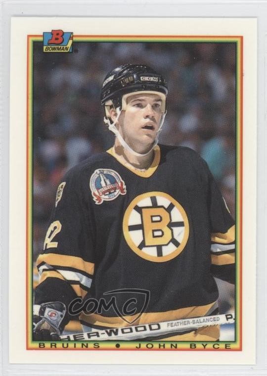 1990-91 Bowman Tiffany John Byce #38 Rookie RC 0j0