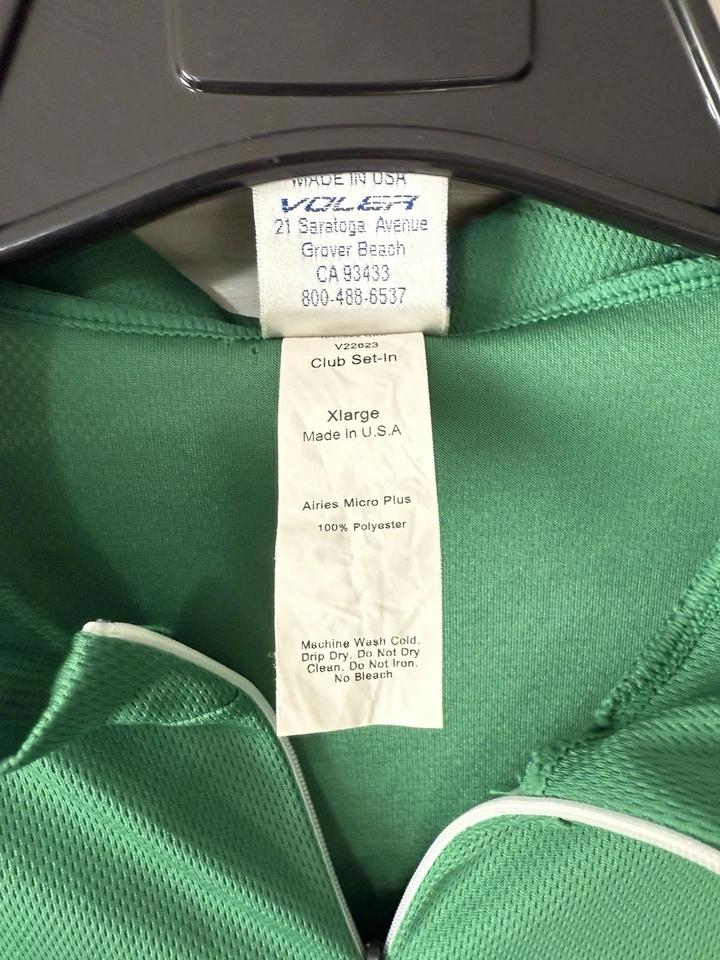 Camiseta deportiva de ciclismo Voler adulto XL-vieja pelota-verde-hecha en EE. UU.-gráfica Foto 3 de 4