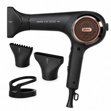 JMW AIR SENS Hair Dryer black and gold
