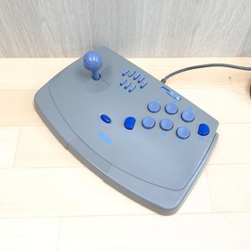 Sega Saturn Console With Light Virtua Gun Fighting Stick Controllers & 3 Games