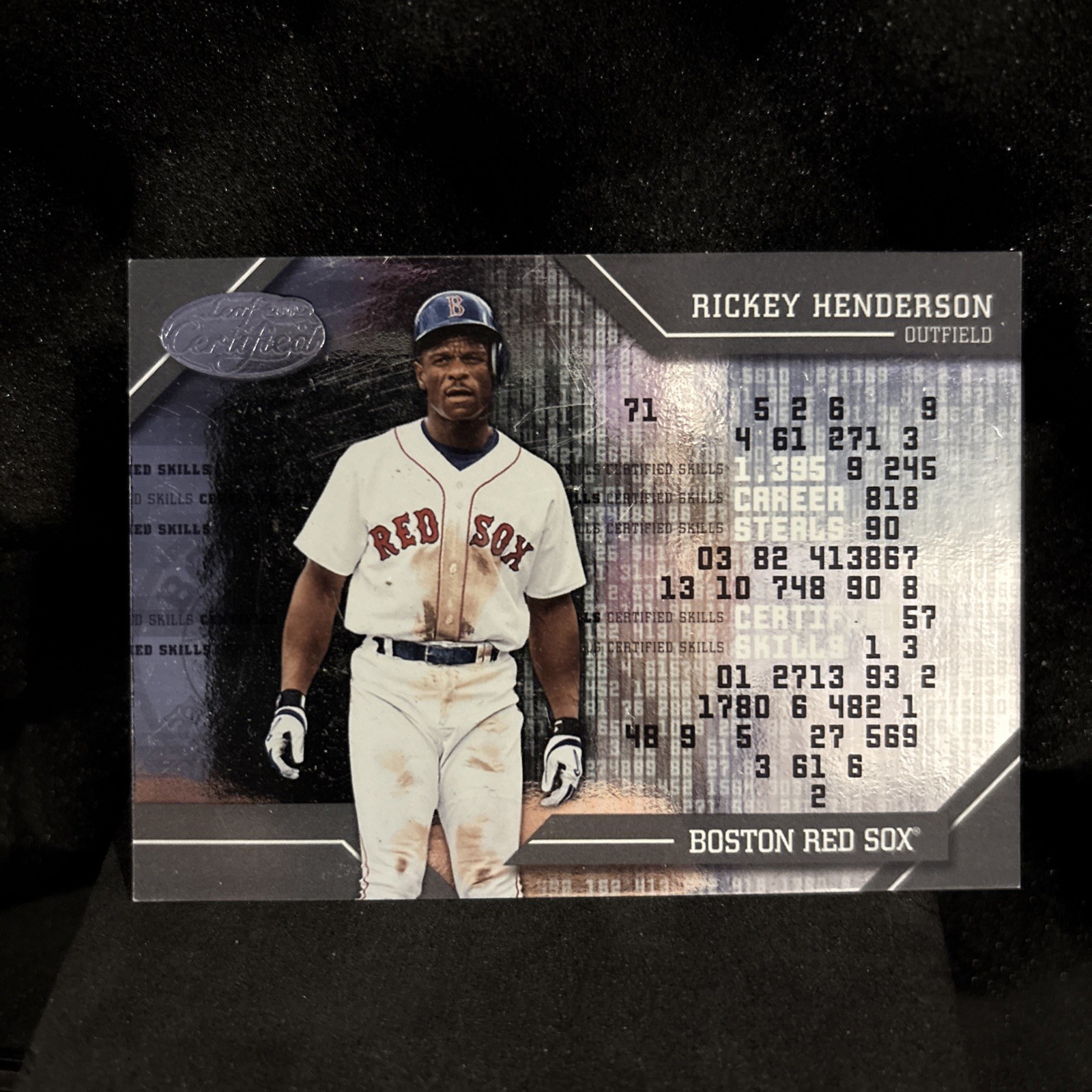 2002 Leaf Certified - Skills Rickey Henderson #CS-3
