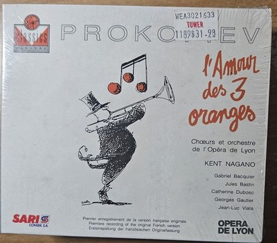 Prokofiev: L' Amour des trois Oranges (Virgin Classics VCD 7 91084-2) Nagano