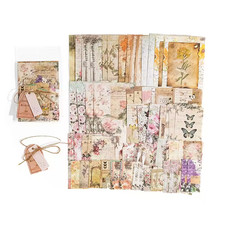 100pcs/pack Decor Scrapbook Vintage Materials Paper Combo Kit DIY Junk Journal