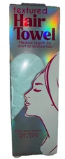 TRUBEAUTY Textured Hair Towel 40”x24”Short To Medium Hair Easy Twist Light Green