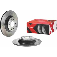 2x Brembo 08.C501.1X Bremsscheibe für VW SKODA AUDI SEAT GOLF SHARAN PASSAT VAN