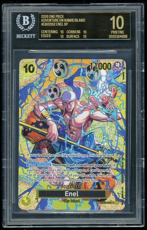2026 One Piece Enel SP Adventures on KAMI's Island BGS 10 Black Label *POP 14*