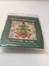 Mill Hill Cross Stitch Kit Christmas Winter Holiday MH18-2304 Joy Tree 2012 