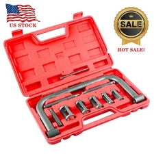Valve Spring Compressor C Frame Service Kit ATV Auto Pusher Tool Set+Case