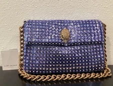 Kurt Geiger Small Flower Crystal Party Shoulder Bag 8.5" x 6" x 2" Synthetic