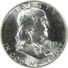 1955 Bugs Bunny Franklin Silver 50c Uncirculated Mint State SKU:I25294