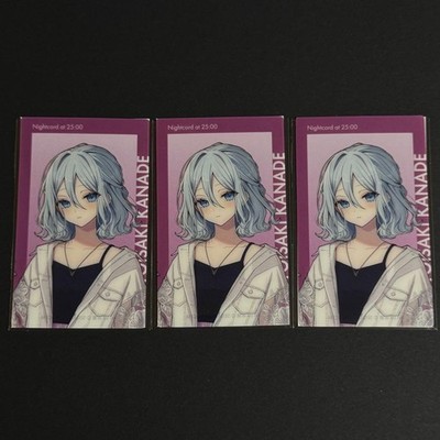 Project Sekai Kanade Yoisaki Clear Epica ePick Card Anime Game Character Offici