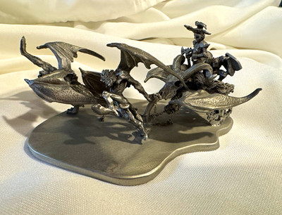 1987 Partha Pewter Black Prince s Chariot of Fear PP817 Ral Partha Drag
