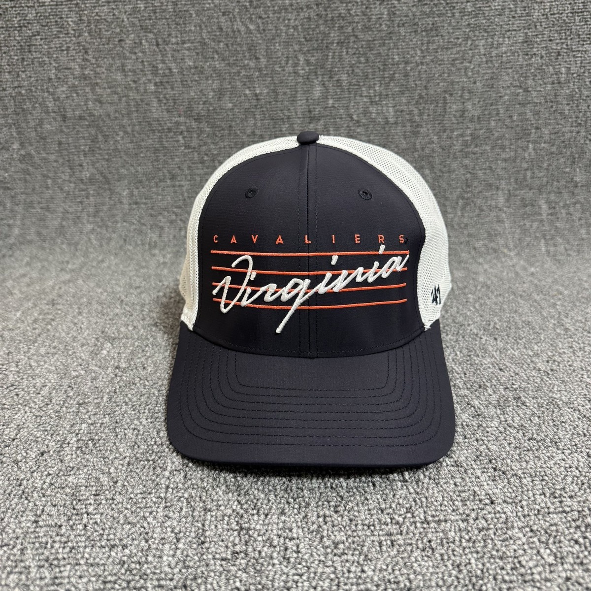 '47 Brand Virginia Cavaliers Trucker Snapback Navy White One Size Hat