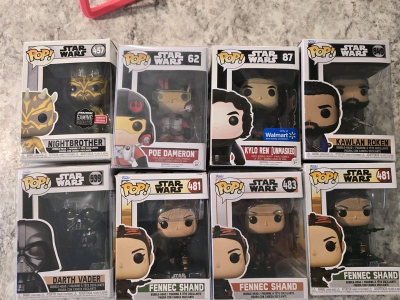 FUNKO POP STAR WARS LOT OF 8